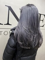 アヴァンス 神戸元町店(AVANCE.)&nbsp;グレーブルー　レイヤースタイル