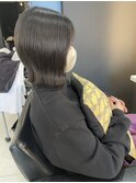切りっぱなしボブ/ボブヘア/大人可愛いショート/函館/五稜郭