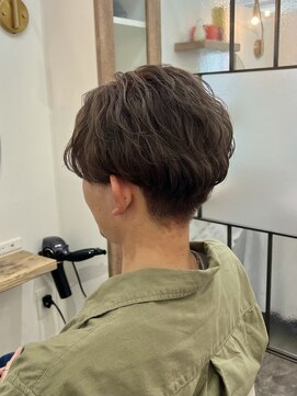 シア 新小岩店(SHEER) メンズマッシュ×ミルクティー