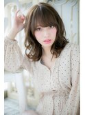 *mod's天神*… クロスパーマok♪小顔グラマラスカールセミディb
