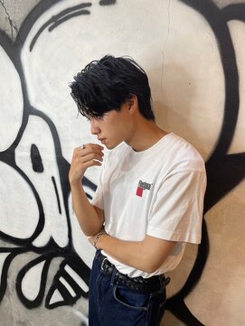 フュー 新小岩(few.) ハイライト/マッシュパーマ/ウルフ/アッシュブラック[新小岩駅]