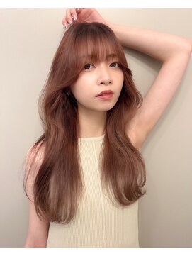 ボタン ハカタ(VOTAN hakata) 【ろみおStyle】ブラウンベージュカラー/韓国ヘア/顔まわり