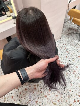 ボタン シブヤ(VOTAN SHIBUYA) 韓国ヘア/艶感カラー/ラベンダーグレージュ/艶感カラー