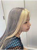 【シルバーグレージュ×ブロンド】