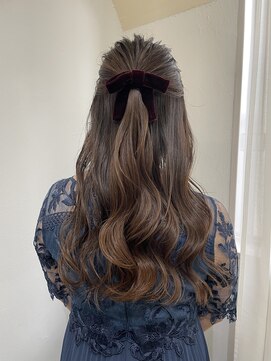 ロットアニバース(lott annibirth) 【髪質改善】ゆるハーフアップスタイル@SARASA