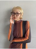 ハイトーン ショートバング