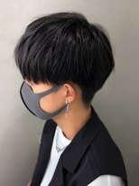 エルマーク 天王寺(L-MARK)&nbsp;黒髪マッシュナチュラルマッシュメンズヘア韓国ツーブロック