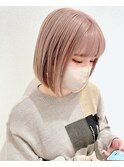 似合わせカットフェミニンボブメルティカラー髪質改善