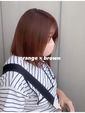 アーザ ヘアー(ASA hair) オレンジカラー