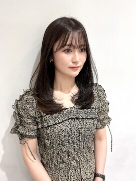 ヴェイナゴヤ(VEYY. nagoya) ミディアム/レイヤー/前髪/顔まわり/グレージュ/韓国/ラベンダー