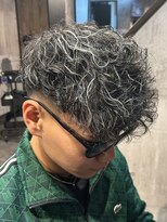 スウェル 七隈四ツ角店(SWELL) ホワイトメッシュ×バロックパーマ