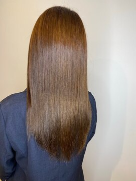 ジーナ 船橋(Zina) 髪質改善＊ロングレイヤーグレーベージュ＊美髪【Zina船橋】