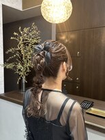 アールトゥーヘアー(art To Hair)&nbsp;網おろしポニー/網おろしヘア/お呼ばれセット/結婚式ヘア