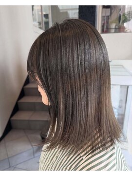 ジュール 金沢(Joule) ブリーチなしダブルカラー/オリーブグレージュ