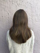 くせ毛をまとめる保湿力before写真