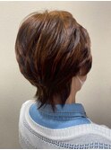 ハンサムショート＊奥行きショート＊くびレイヤーカット＊40代