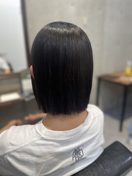 コティ(Kotii) ストレートかけて乾かすだけで簡単ボブスタイル!