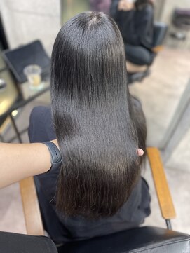 ルート 南堀江(route) マットグレージュ/艶髪/イメチェン/前髪カット/堀江