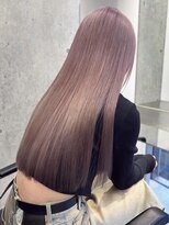 サンクマーケット 渋谷(cinq MARKET)&nbsp;渋谷ブリーチカラーダブルカラーラベンダーピンクベージュカラー