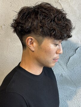 ニアウ 高崎店(Niau) スペインカールメンズパーマメンズマッシュ外国人風パーマ群馬