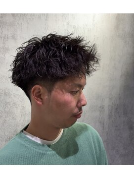 サイファー 心斎橋(CIPHER.) スパイキーピンパーマ