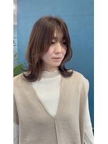 リット(lit.)&nbsp;☆静岡ミディアムレイヤー×ナチュラルブラウン×静岡サロン☆