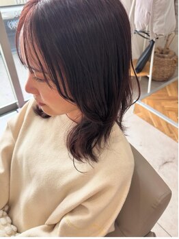 ウフフ(ufufu)の写真/富山では珍しい顔タイプ診断で「似合う」を提案!骨格や髪質に合わせた似合わせカットで最高に輝く自分に♪