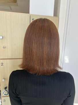 ヘアーラボ ノッシュ 唐人町店(Hair Labo Nosh) 【Nosh】オレンジブラウン