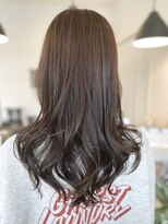 ヴィフ ヘアアンドデザイン(Vif hair&design) セミロングレイヤー×サンドベージュアッシュ