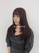 ビーヒアナウ N゜03 金沢駅西店(BE HERE NOW) 【韓国ヘア/レイヤーカット/ピンクブラウン】