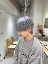 ペレ 原宿(PELE)&nbsp;リバースセンターパートニュアンスパーマダウンバング原宿