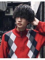 アンビシャス 清瀬店(ambitious) メンズマッシュウルフパーマスタイル