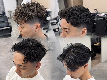 アンバーガレ 京都西院(UMBER GALE)の写真/【西院 徒歩5分】メンズカット+パーマ￥14300～!トレンドスタイルからビジネスシーンOKな大人スタイルも◎