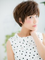ネル 仙台(Nelu)&nbsp;仙台/髪質改善/ダークブラウン☆小顔ハンサムショートウルフf