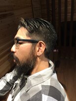 カシュカシュヘア(Cache-Cache hair)&nbsp;オールドアメリカン風サイドバック～グリースでガッチガチ～