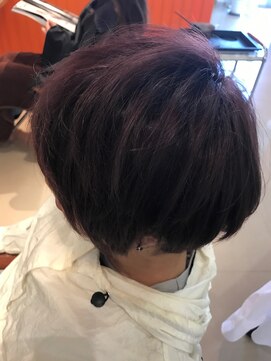 ヘアーデザイン イーエックスターバン(Hair Design ex Turban) メンズ ローズカラー