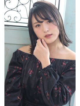 ヘアーアンドメイク シークタチカワ 立川店(Hair&Make Seek) 【seek立川】ダークアッシュ×切りっぱなしボブ