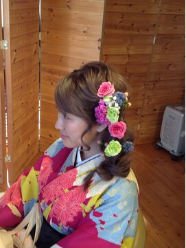 ブブグラスヘアー ヘアアレンジ