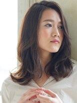 プリムワークス hair&nail Prime works&nbsp;前髪なし×セミロング