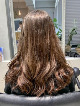 テトヘアー(teto hair) ベージュ、ブリーチカラー、ミルクティベージュ