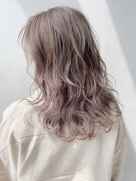 アルバム 銀座(ALBUM GINZA) シルキーベージュ_毛先パーマことりベージュ_ba266321