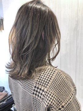 アーチ ブランチ 岡山北長瀬店(ARCH) 【ARCH 竹田】ワンカールくびれミディ　アッシュベージュ