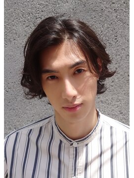 マノハル(MANOHARU) 【マノハル メンズスタイル】ミディアムウルフ×ボディパーマ