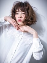 カバーヘア ブリス 北浦和(COVER HAIR bliss)&nbsp;大人可愛いインナーカラー小顔ふわふわボブv北浦和10代20代30代