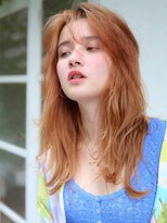 ネオリーブシェリエ 浅草店(Neolive cherie)&nbsp;オレンジカラー×レイヤーカット