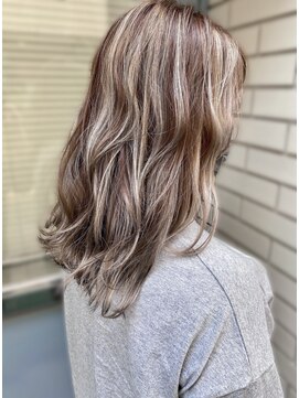 グランアージュ 船橋南口店(grandage) ファイバープレックスカラー/ハイライト/透明感グレージュ 船橋