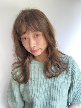 TJ天気予報 1mm江南店 透明感たっぷり◎ベージュ×エアリーウェーブ