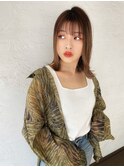 切りっぱなしで作る外ハネミディアム