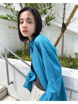 オーシャン(Ocean)&nbsp;［Ocean Hair&Life 水田］アゴ下2cm切りっぱなしスタイル☆