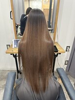 ミント 鳳(Mint.) 20代 30代 40代 ストレート アッシュベージュ 髪質改善 大人ボブ